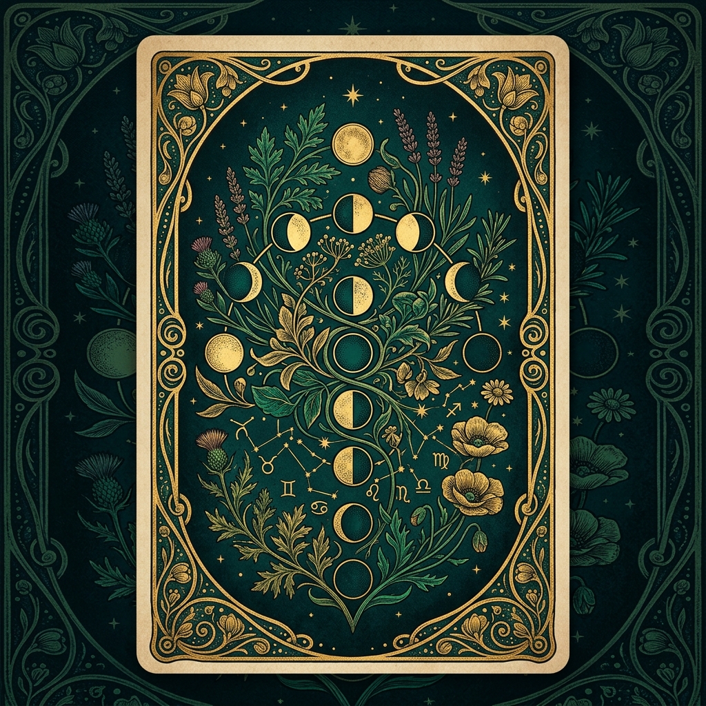 Talia kart Herbal Astrology - Astrologia Ziołowa i Magia Roślin